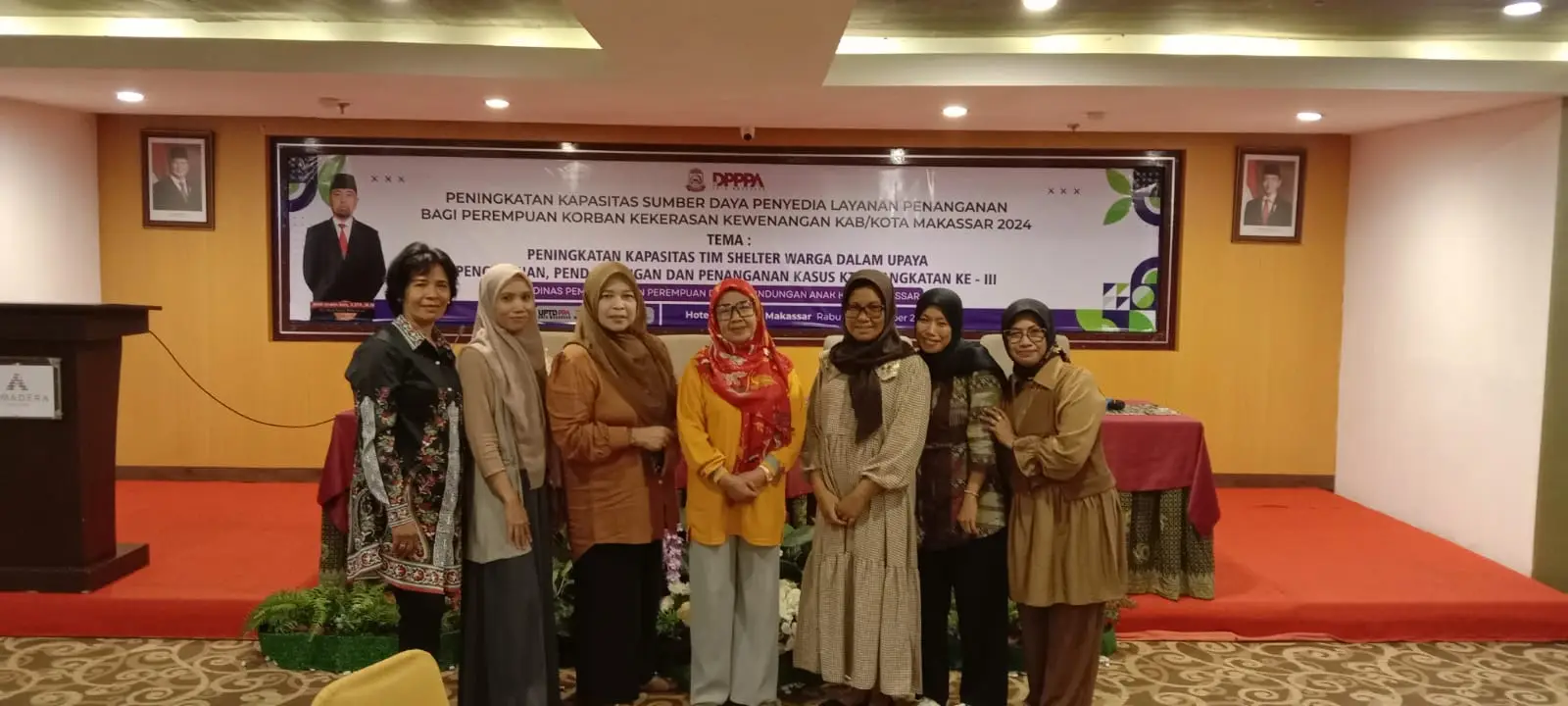 Peningkatan kapasitas tim shelter warga dalam upaya pencegahan, pendampingan dan penanganan kasus yang di hadiri oleh Sekretaris dan bendahara Shelter Puanmakari