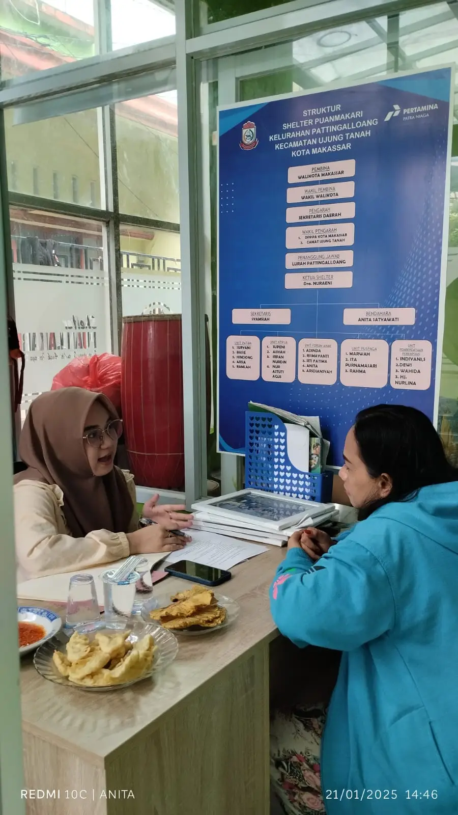 adanya konselor (Dosen Unhas) yang melaksanakan wawancara dengan salah satu korban KDRT yang melapor kasusnya ke pengurus shelter puanmakari